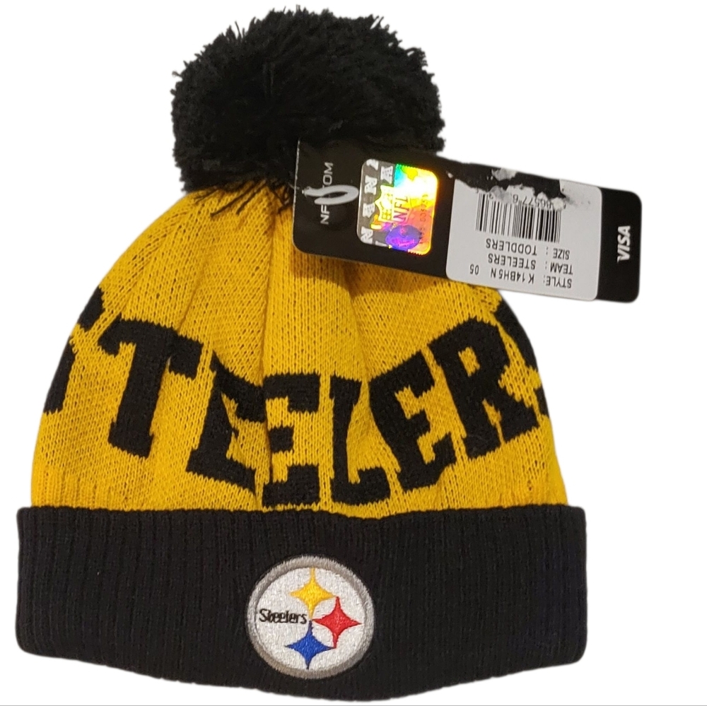 Toddlers NFL STEELERS Toboggan Yellow & Black